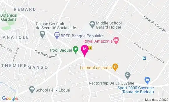 Localisation Dr Yvane Prévot