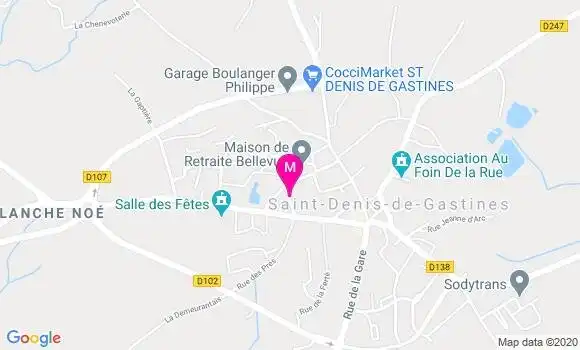 Localisation Dr Catherine Bourdon