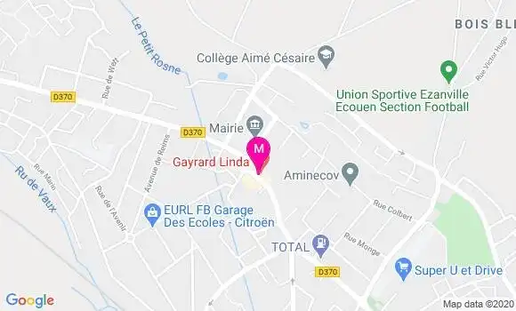 Localisation Dr Linda Gayrard