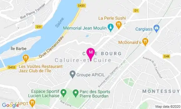 Localisation Dr Antoinette Petiot Roland