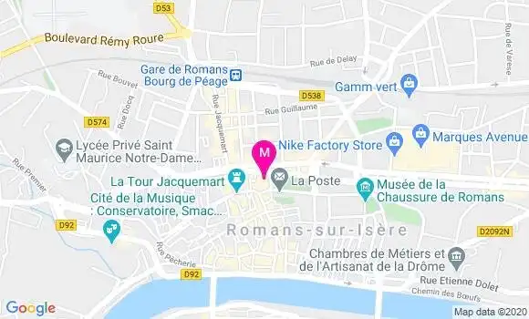 Localisation Dr Nicole Burel