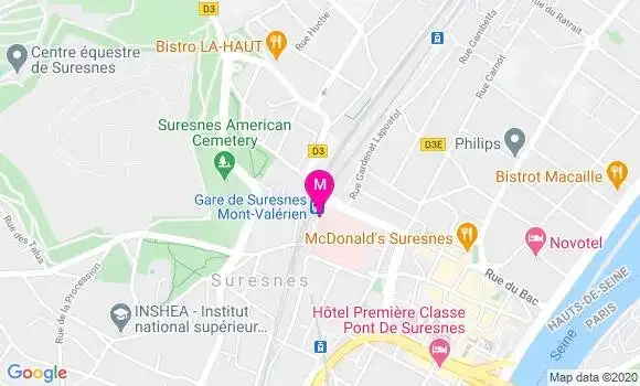 Localisation Dr Elisabeth Rivaud