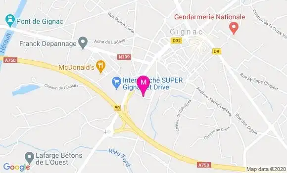 Localisation Dr Anne Serpentier Daude
