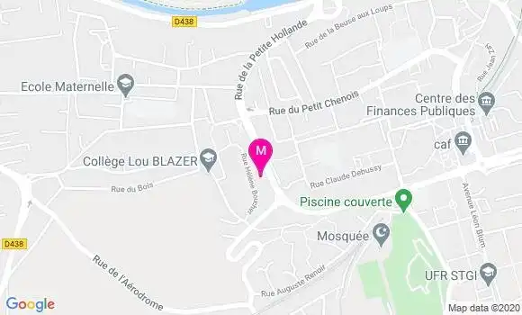 Localisation Dr René Tuaillon