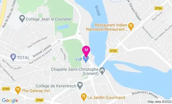 Localisation Dr Isabelle Delaunay Lelièvre