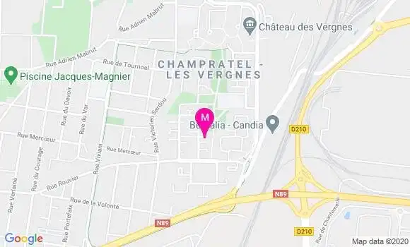 Localisation Dr Patricia Hager