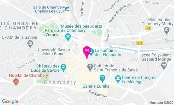 Localisation Dr Frédérick Chabord
