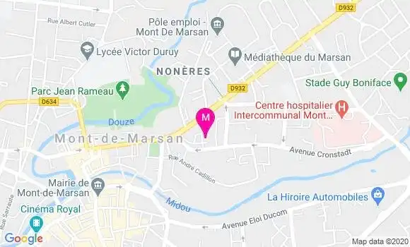 Localisation Dr Florence Bordas