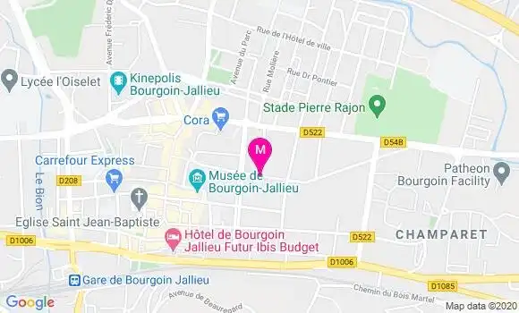 Localisation Dr Jocelyne Brunel Crova