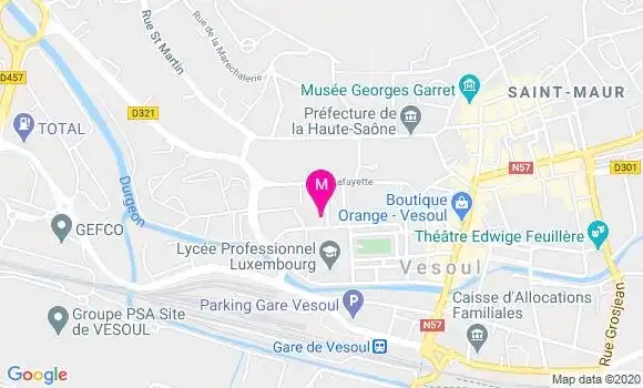 Localisation Dr Catherine Bonvallet