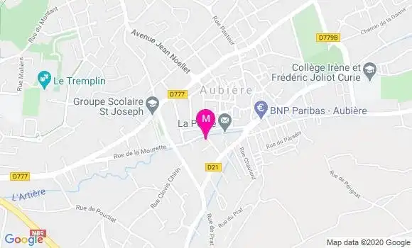 Localisation Dr Isabelle Masson