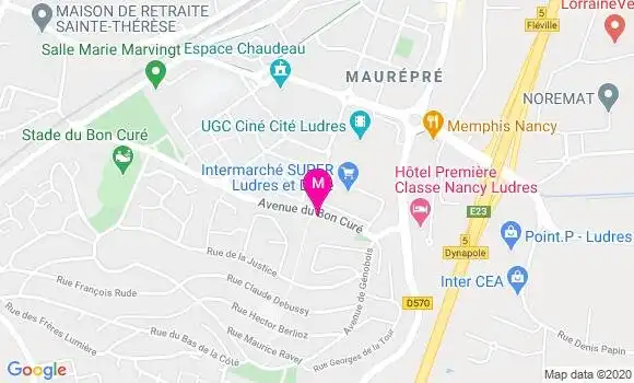 Localisation Dr Sandrine Boussat
