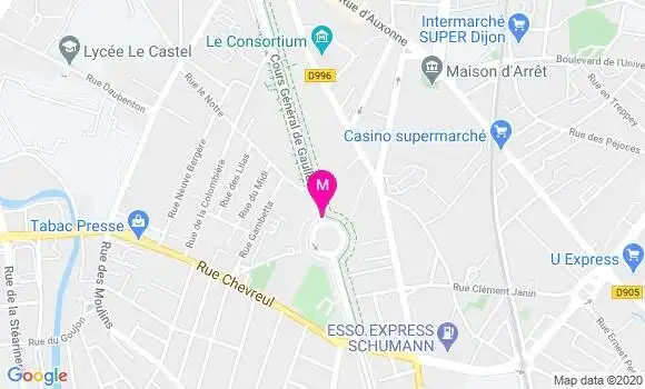 Localisation Dr Christine Perreaux