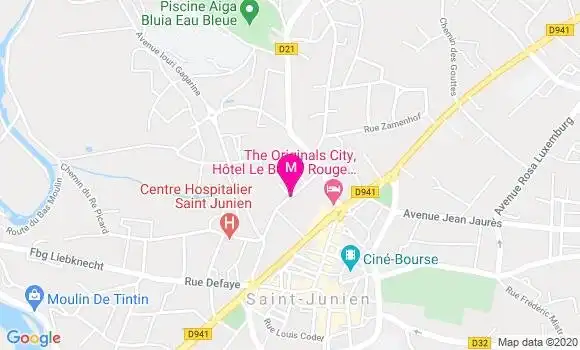 Localisation Dr Claire Restoueix
