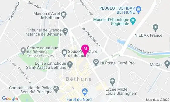 Localisation Dr Catherine Fertin