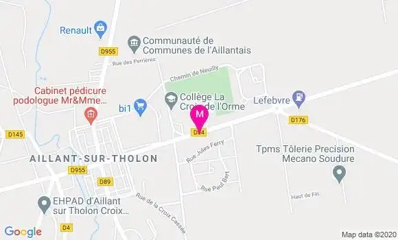 Localisation Dr Brigitte Guilbert