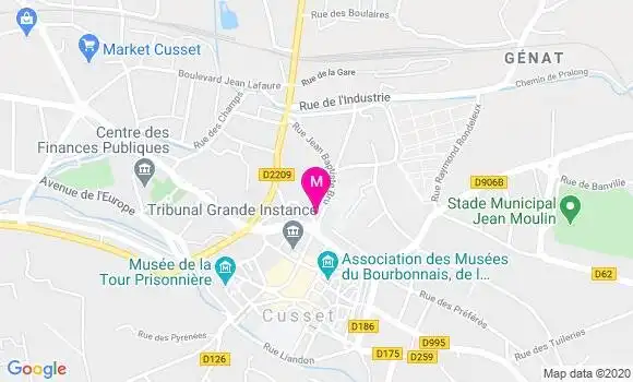 Localisation Dr Pierre Jouberton