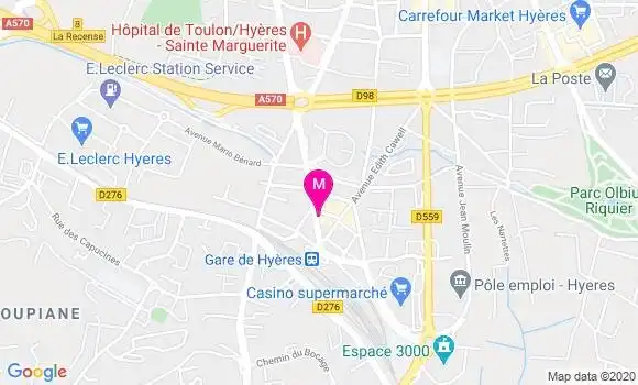 Localisation Dr Anne Guillou