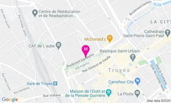 Localisation Dr Nathalie Huchard Deheurles