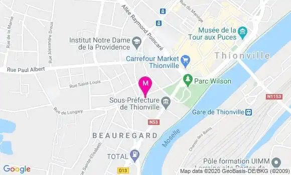 Localisation Dr Annie Boulanger Alamarguy
