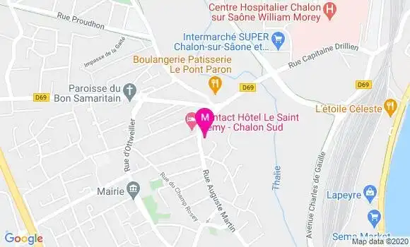 Localisation Dr Virginie Chamouton