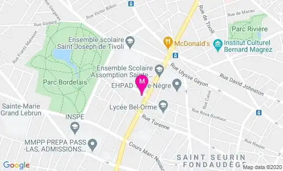 Localisation Dr Corinne Dupin Capeyron