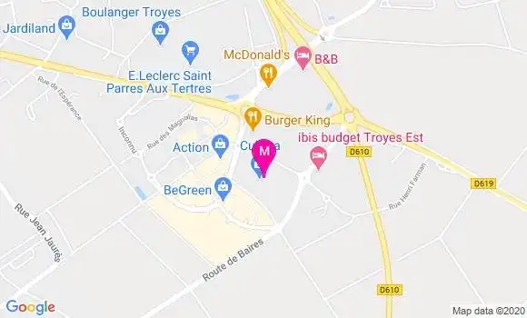 Localisation Dr Eric Hersan