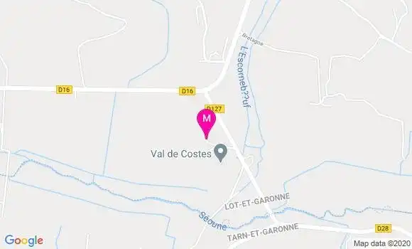 Localisation Dr Tanguy Seveno