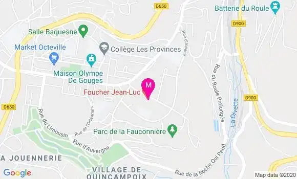 Localisation Dr Nolwenn Thual