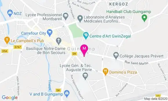 Localisation Dr Gilles Le Mener