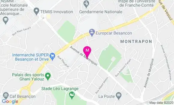 Localisation Dr Véronique Dupuis
