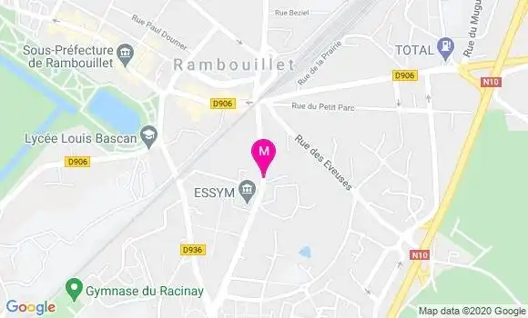 Localisation Dr Bertrand Bazin