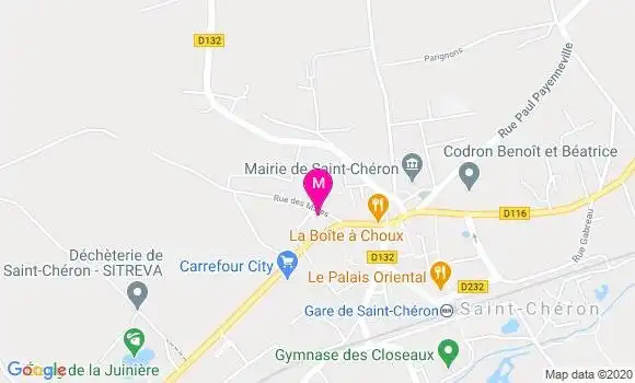 Localisation Dr Caroline Chauvel