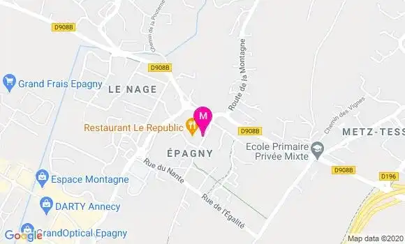 Localisation Dr Christel Oddou