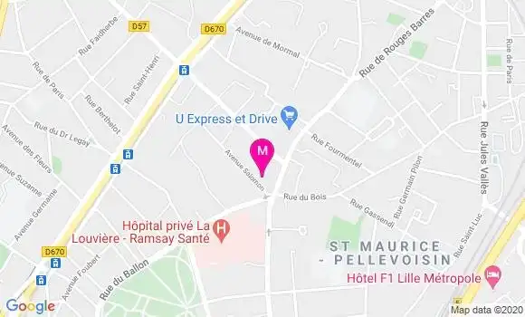 Localisation Dr Eric Lesur