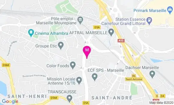 Localisation Dr Françoise Eynaud