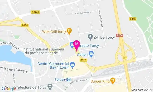 Localisation Dr Anne Marie Coutellier