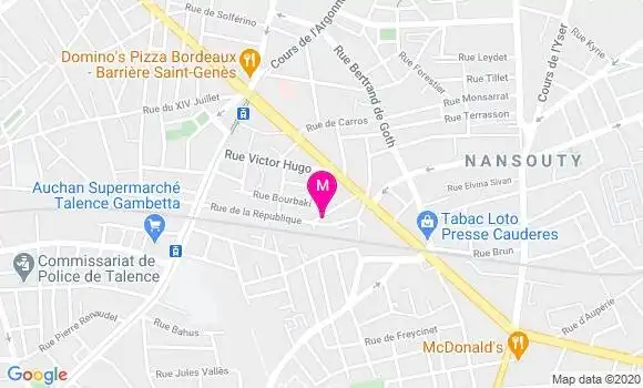 Localisation Dr Benoît Compain
