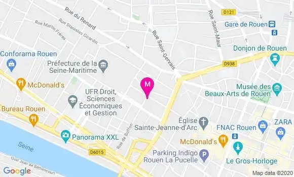 Localisation Dr Béatrice Cahagne