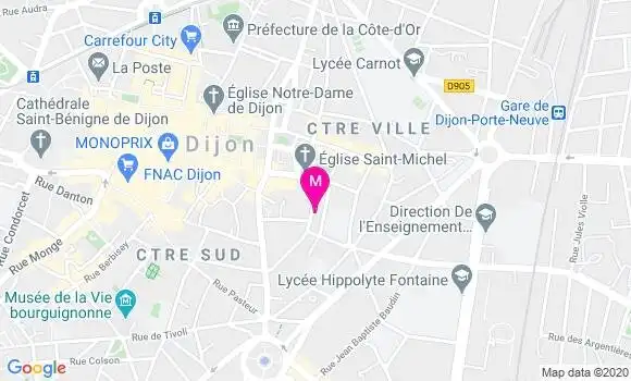 Localisation Dr Isabelle Gallay