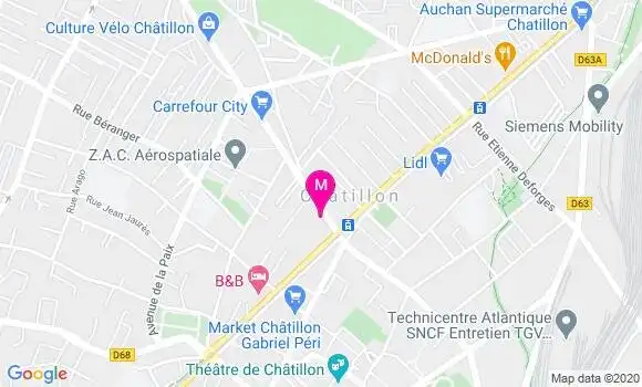 Localisation Dr Parsa Minoui Cohen