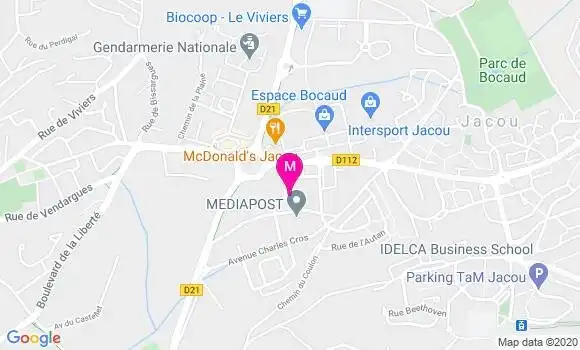 Localisation Dr Claire Lubet