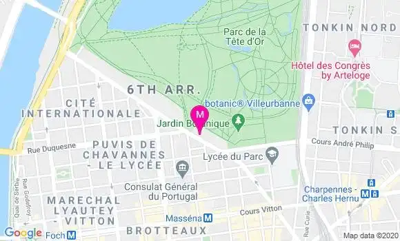 Localisation Dr Martine Cormary