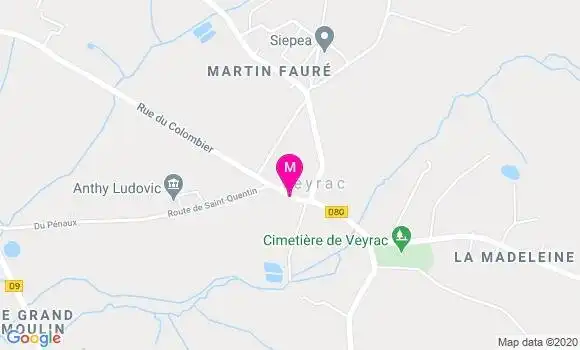 Localisation Dr Nathalie Domenger