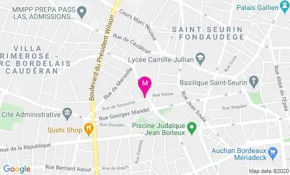 Localisation Dr Philippe Carmouze