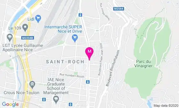 Localisation Dr Paule Jeanne Squarcioni