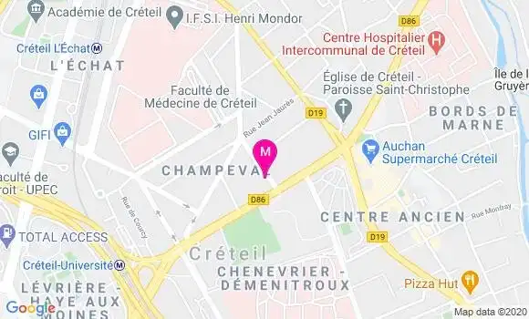 Localisation Dr Jean Marcel Hamon