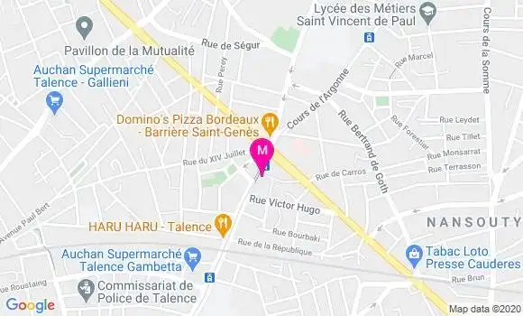 Localisation Dr Isabelle Compain Laurent