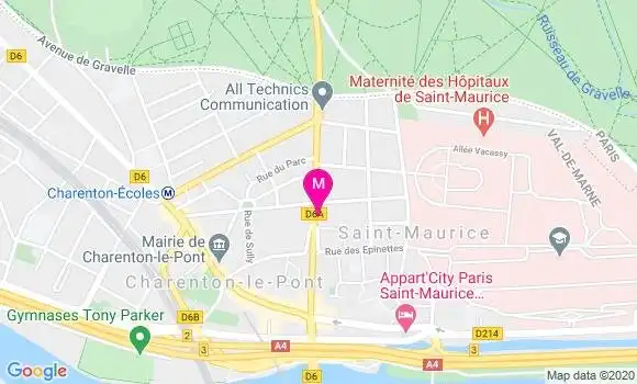 Localisation Dr Germaine Gabison