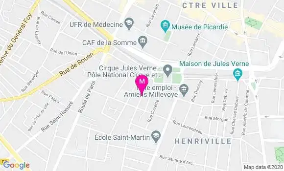 Localisation Dr Anne Sophie Pemont Delahaye